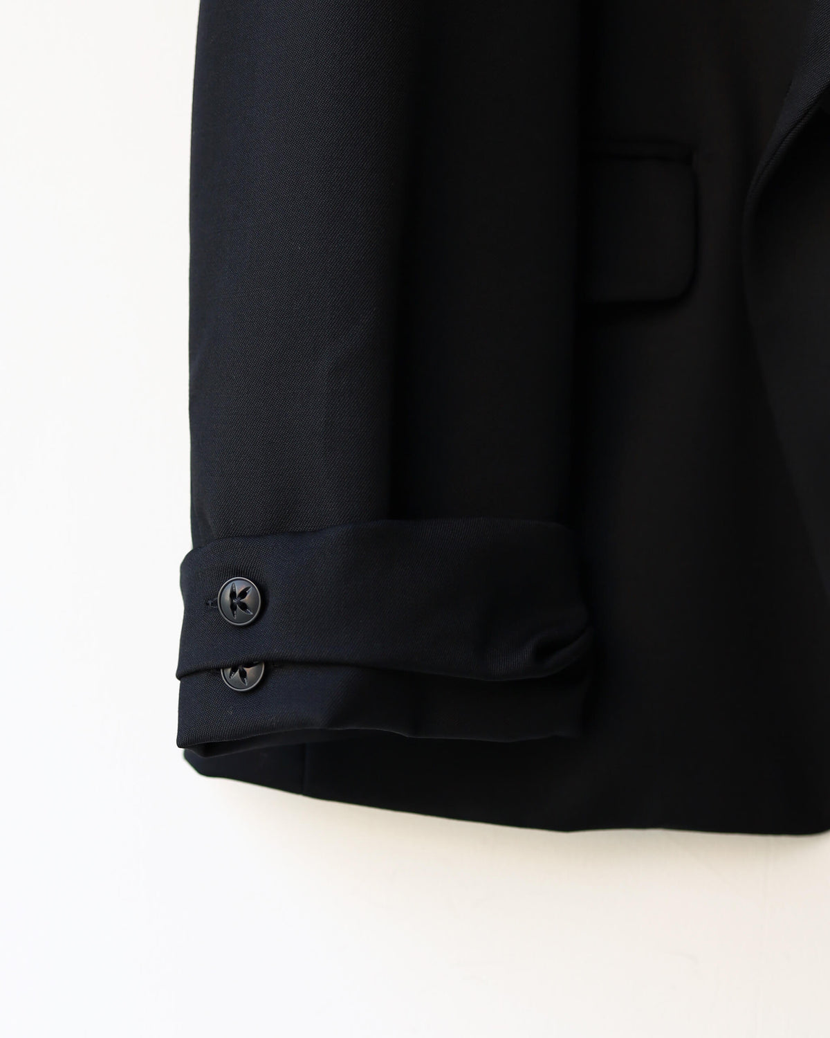 DOUBLE BREASTED JACKET "BLACK"