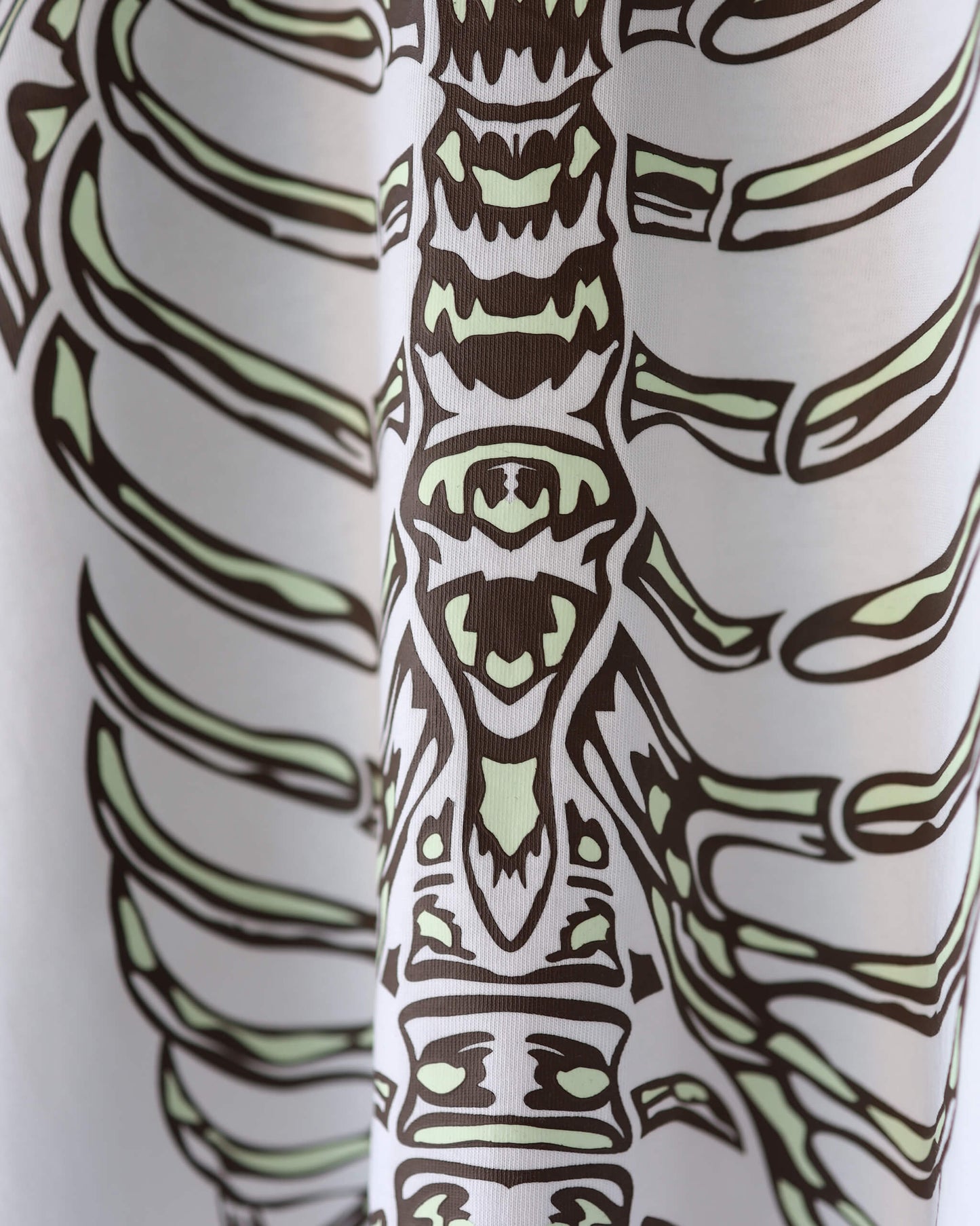 BONES L/S TEE "WHITE"