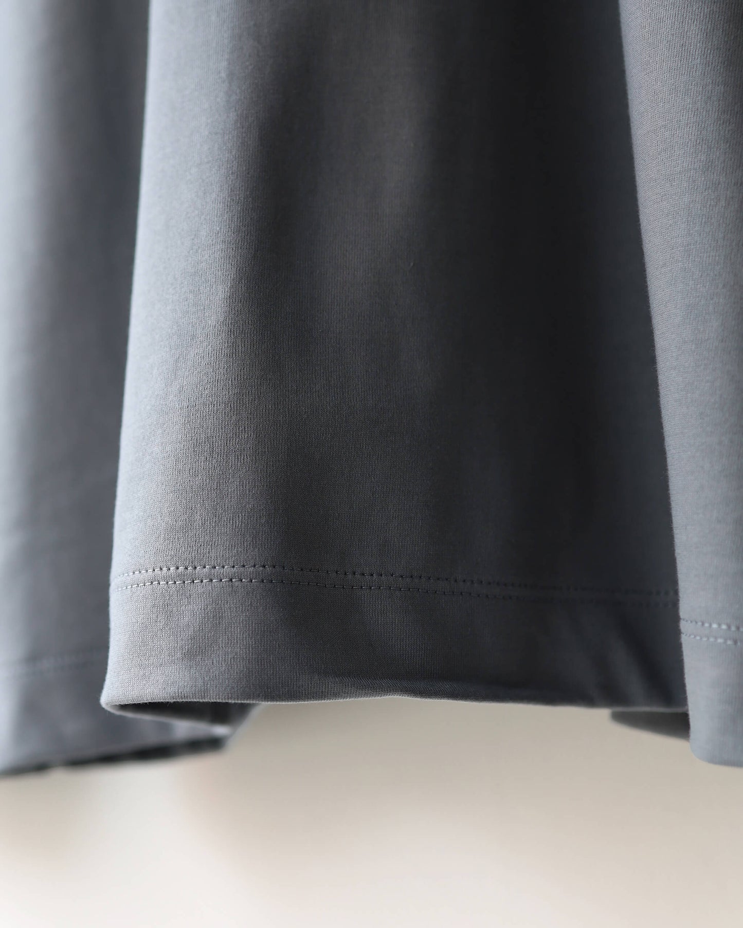 COMFORT FIT L/S Tee ORGANIC GIZA 60/3 SURVIVAL KNIT "DOLPHIN GREY"