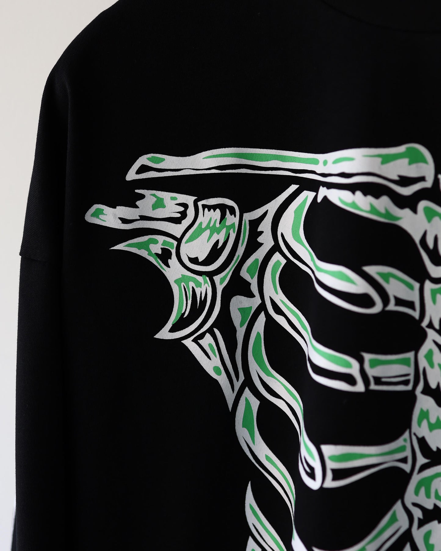 BONES L/S TEE "BLACK"