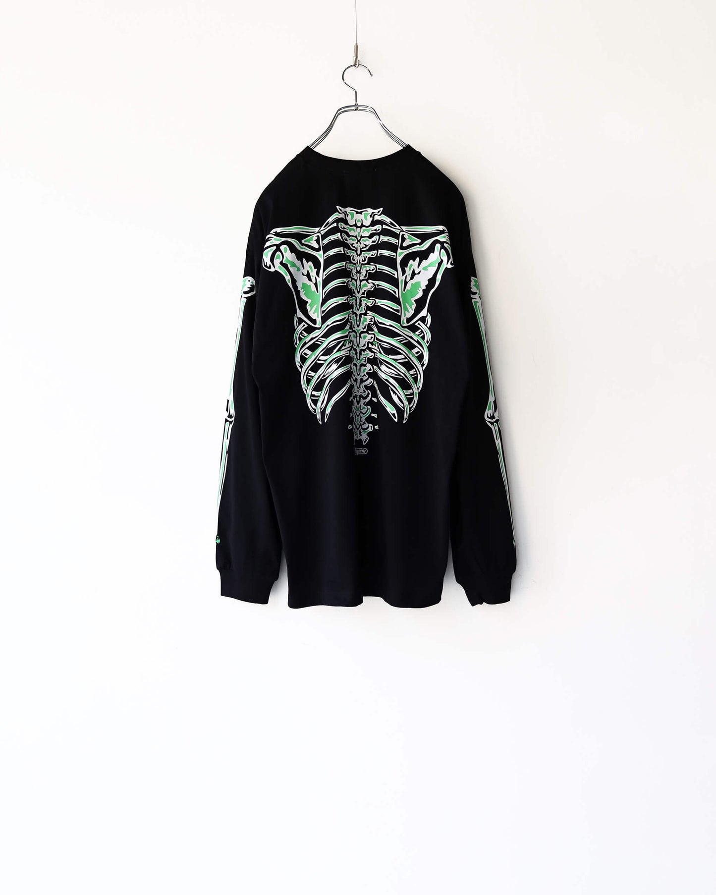 BONES L/S TEE "BLACK"