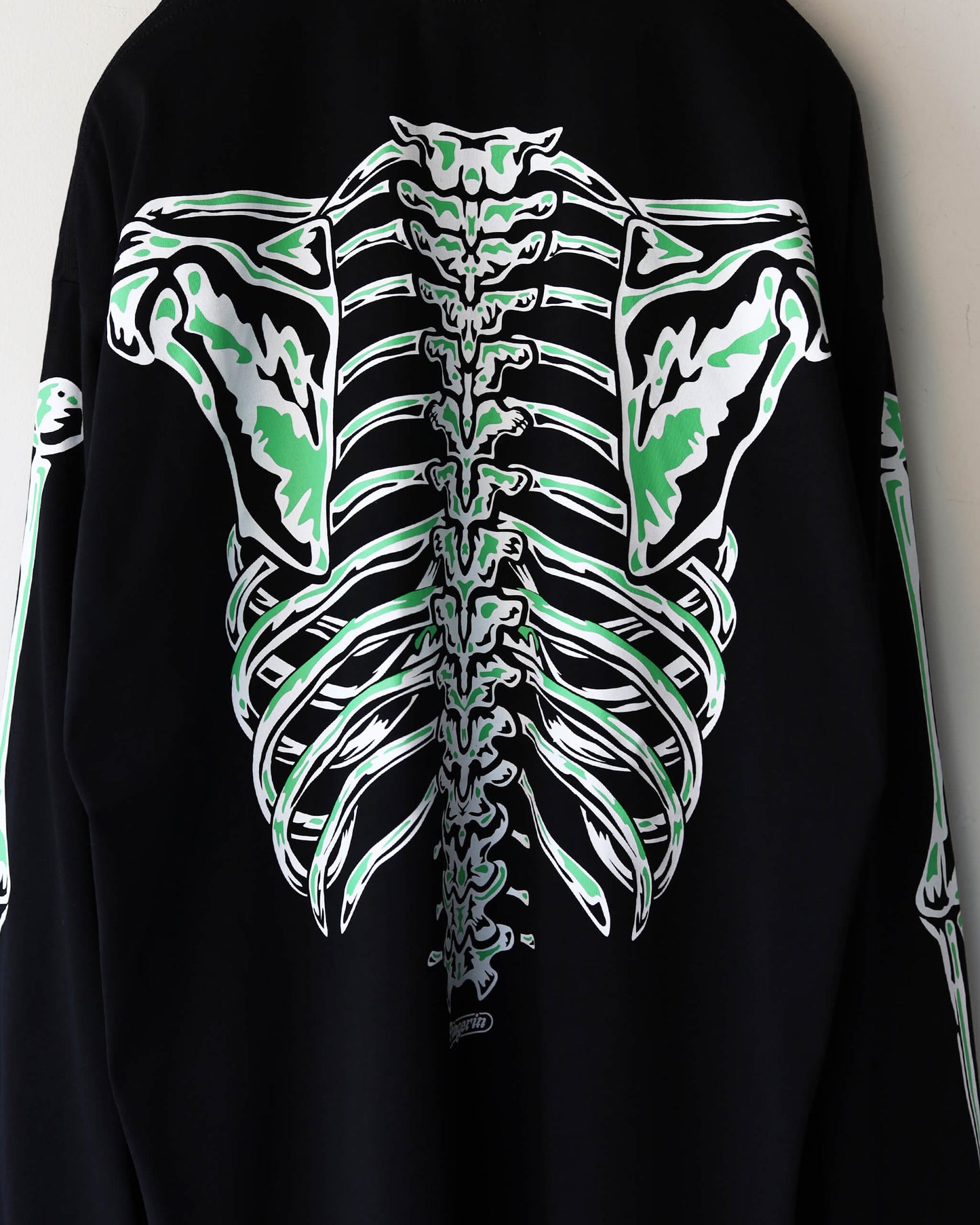 BONES L/S TEE "BLACK"
