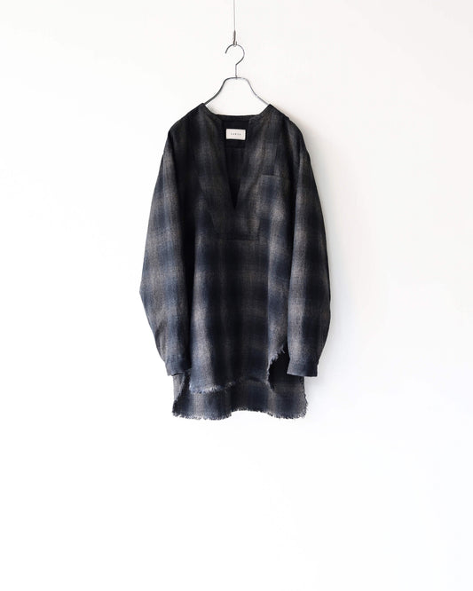 OMBRE CHECK SKIPPER BLOUSE "OMBRE CHECK"