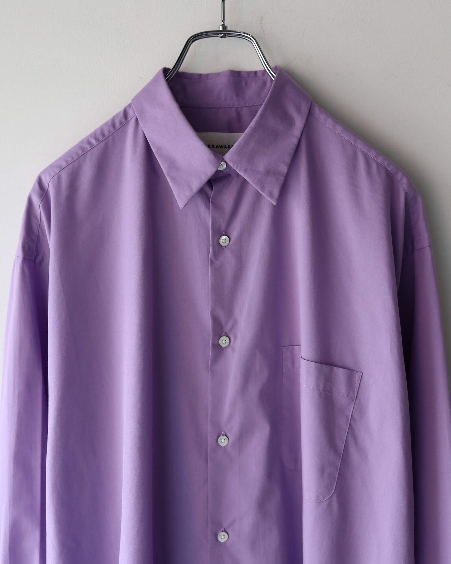 COMFORT FIT SHIRT PERUVIAN PIMA POPLIN "LAVENDER"
