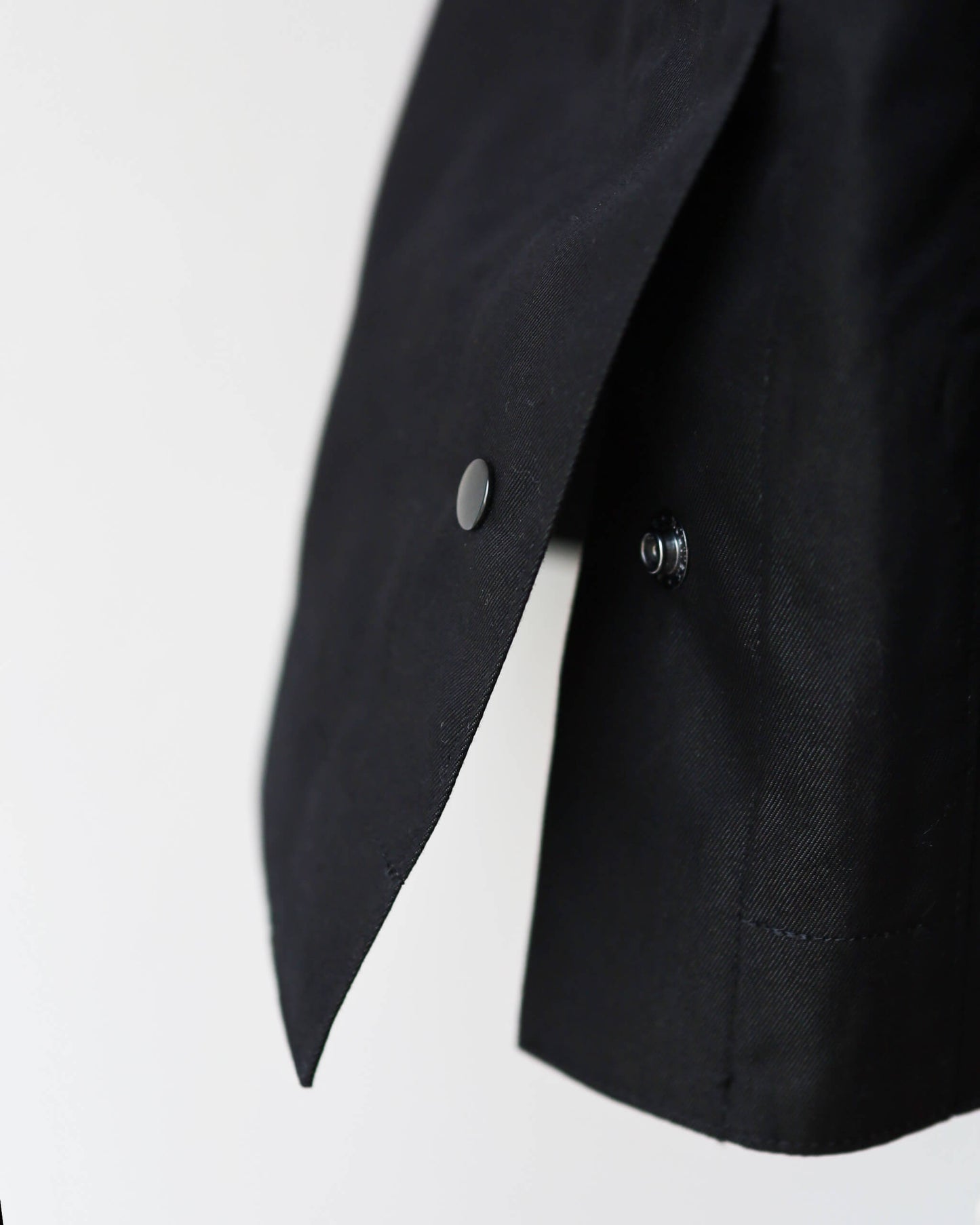 Chambray Mod Half Coat "Black"