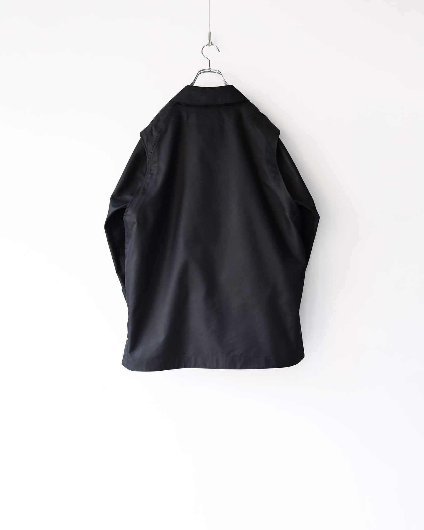 Chambray Mod Half Coat "Black"