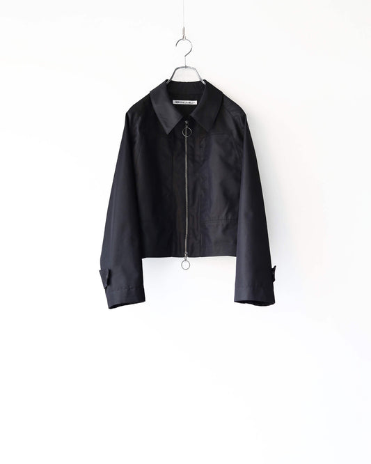 Chambray Mod Half Coat "Black"