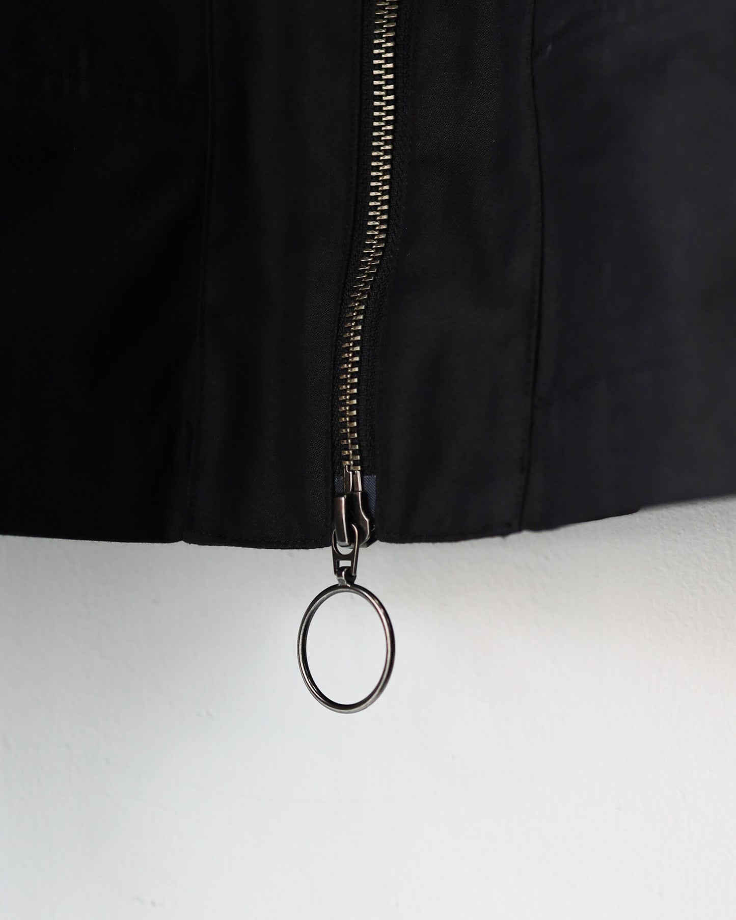 Chambray Mod Half Coat "Black"