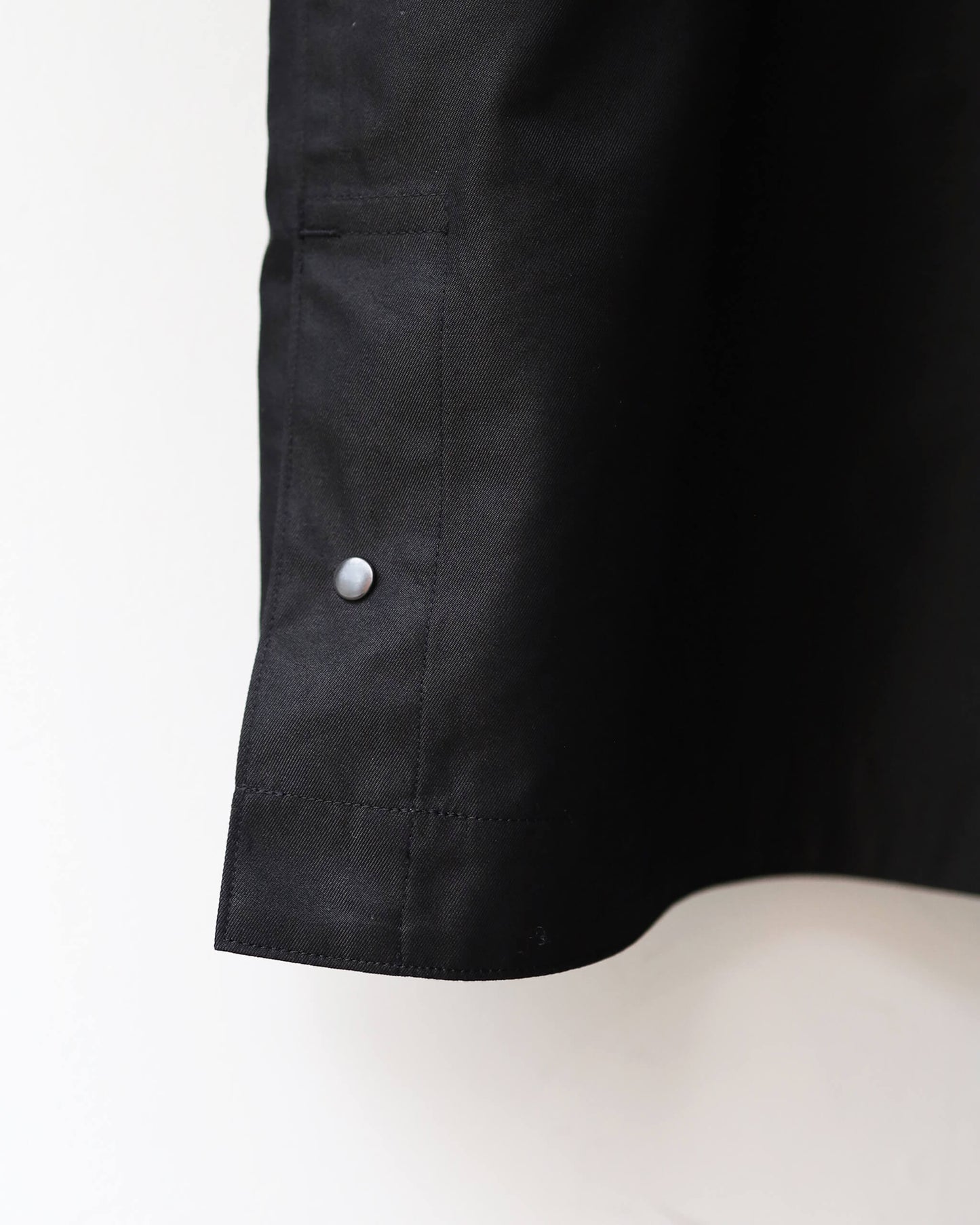 Chambray Mod Half Coat "Black"