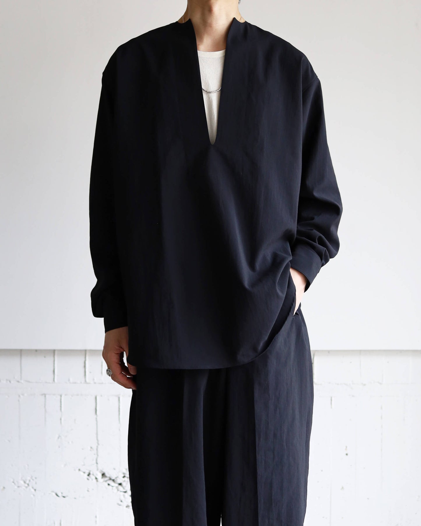SKIPPER SHIRT "BLACK"