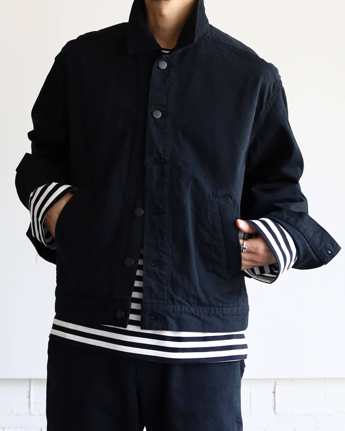 DENIM JACKET "BLACK"