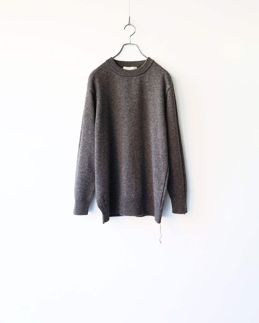 CHUNKY WOOL / KNIT CREW "GREY"