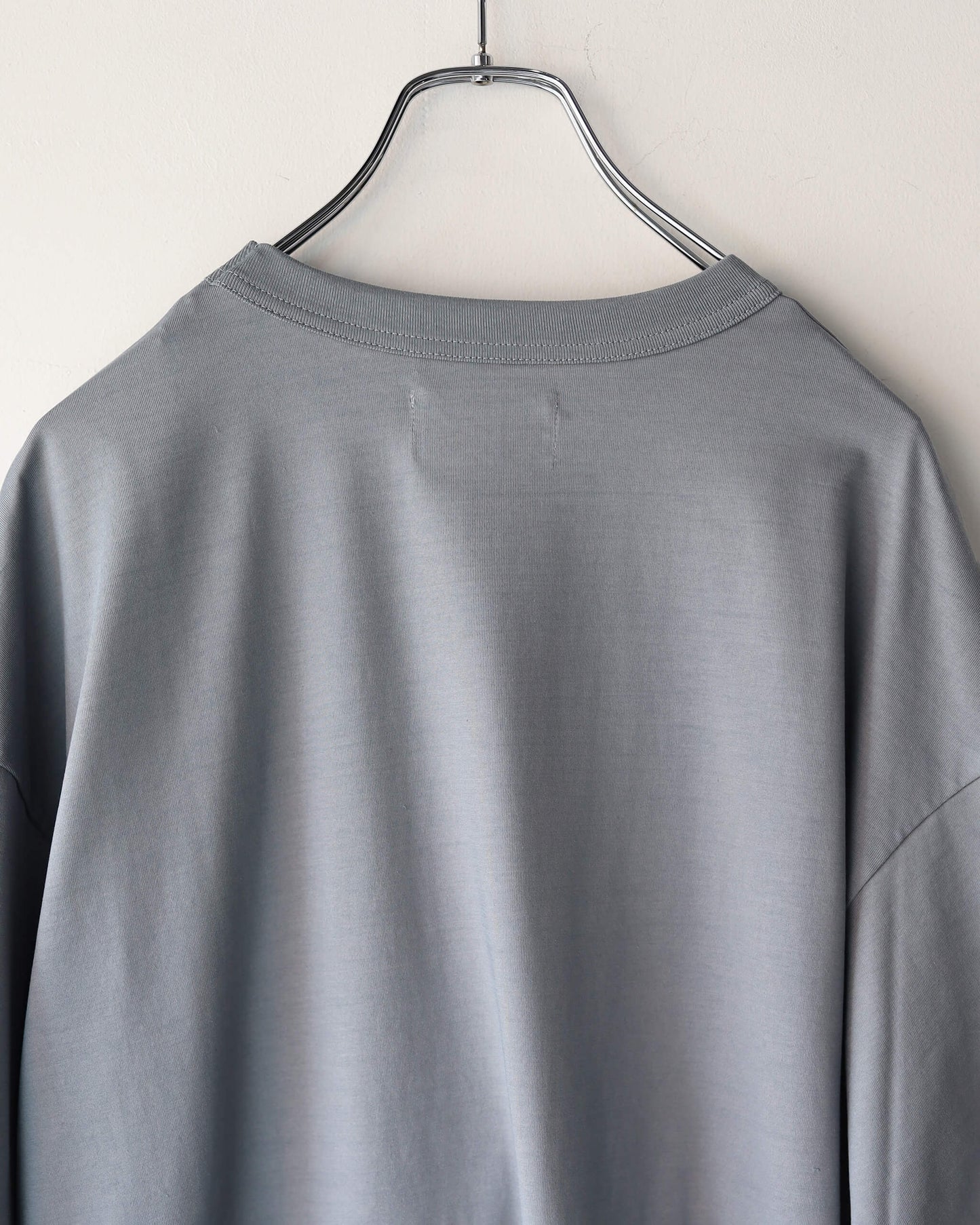 COMFORT FIT Tee ORGANIC GIZA 60/3 SURVIVAL KNIT "DOLPHIN GRAY"