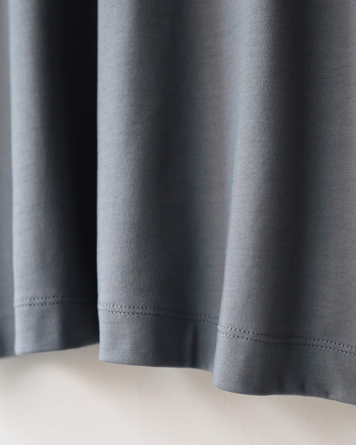 COMFORT FIT Tee ORGANIC GIZA 60/3 SURVIVAL KNIT "DOLPHIN GRAY"