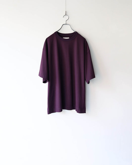 COMFORT FIT Tee ORGANIC GIZA 60/3 SURVIVAL KNIT PURPLE"