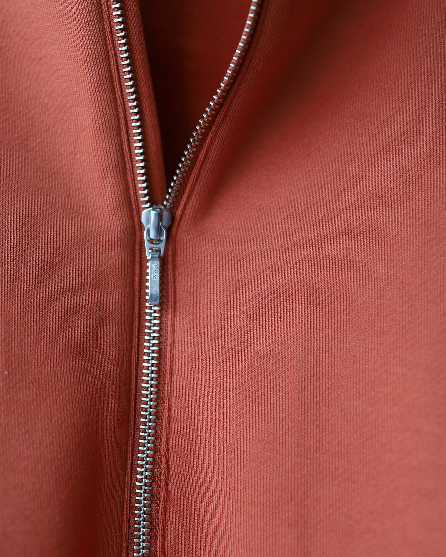 HALF ZIP HOODY "ORANGE"