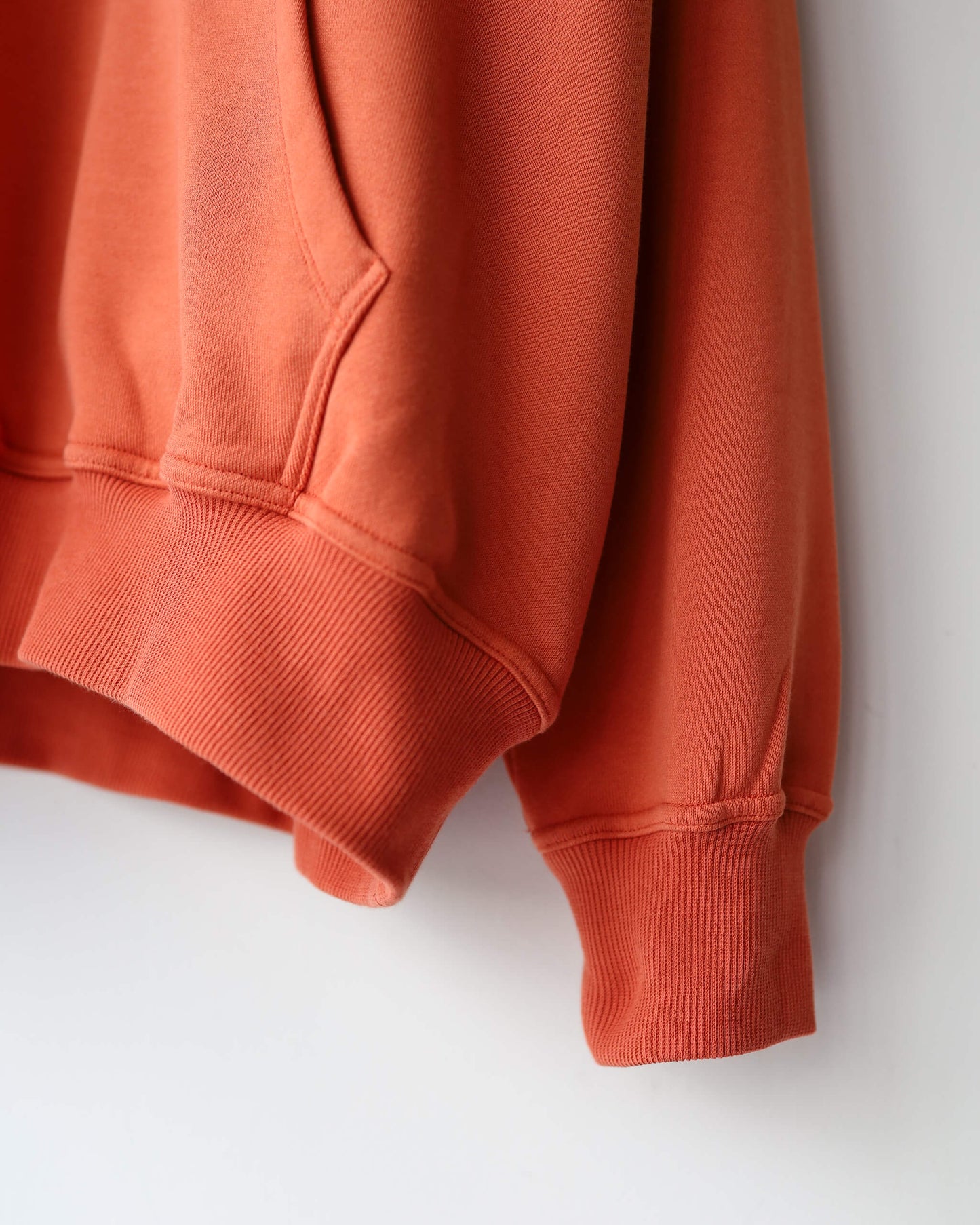 HALF ZIP HOODY "ORANGE"