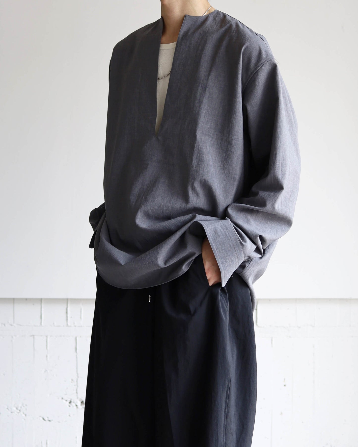 SKIPPER SHIRT "GRAY"