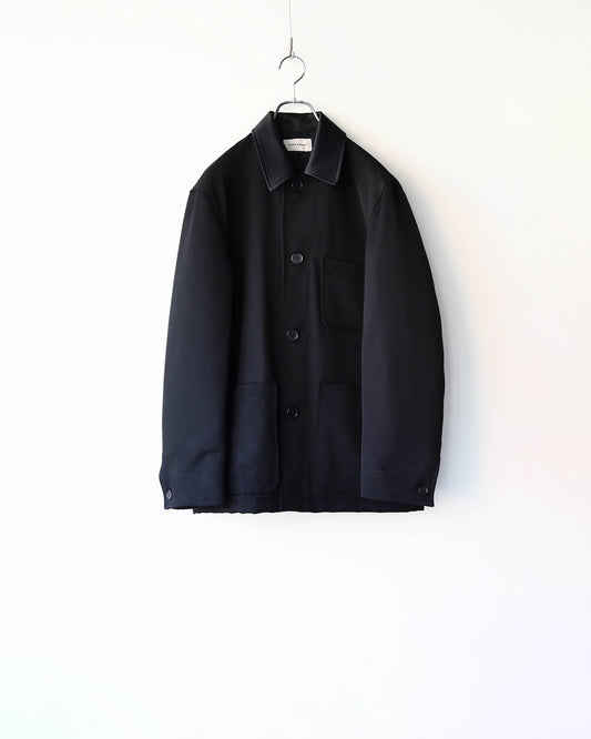 TUXEDO COVERALL POLWARTH TUXEDO CLOTH "BLACK"