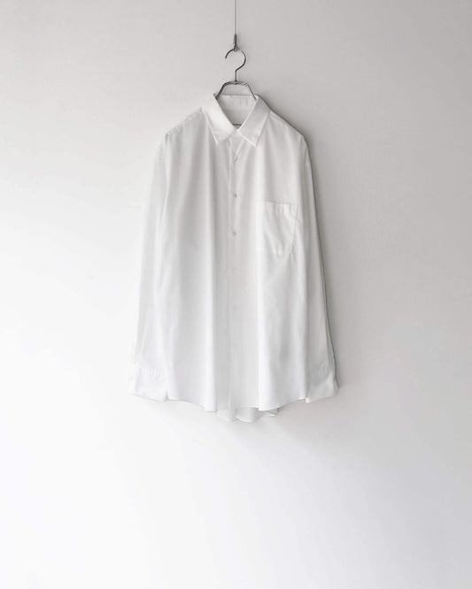 COMFORT FIT SHIRT PERUVIAN PIMA POPLIN "WHITE"