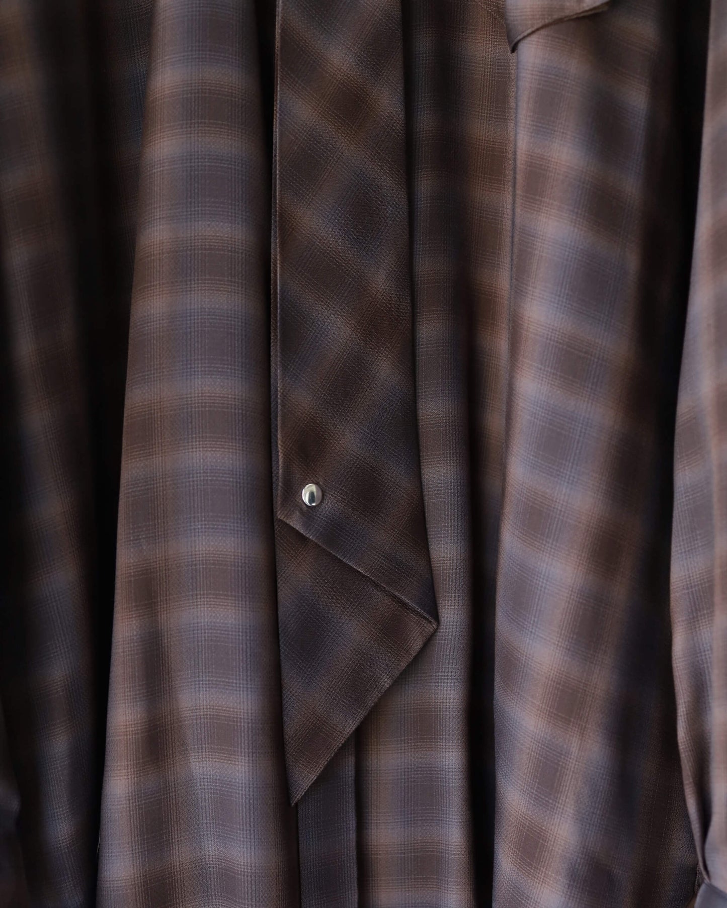 NECKTIE SHIRT "BROWN"