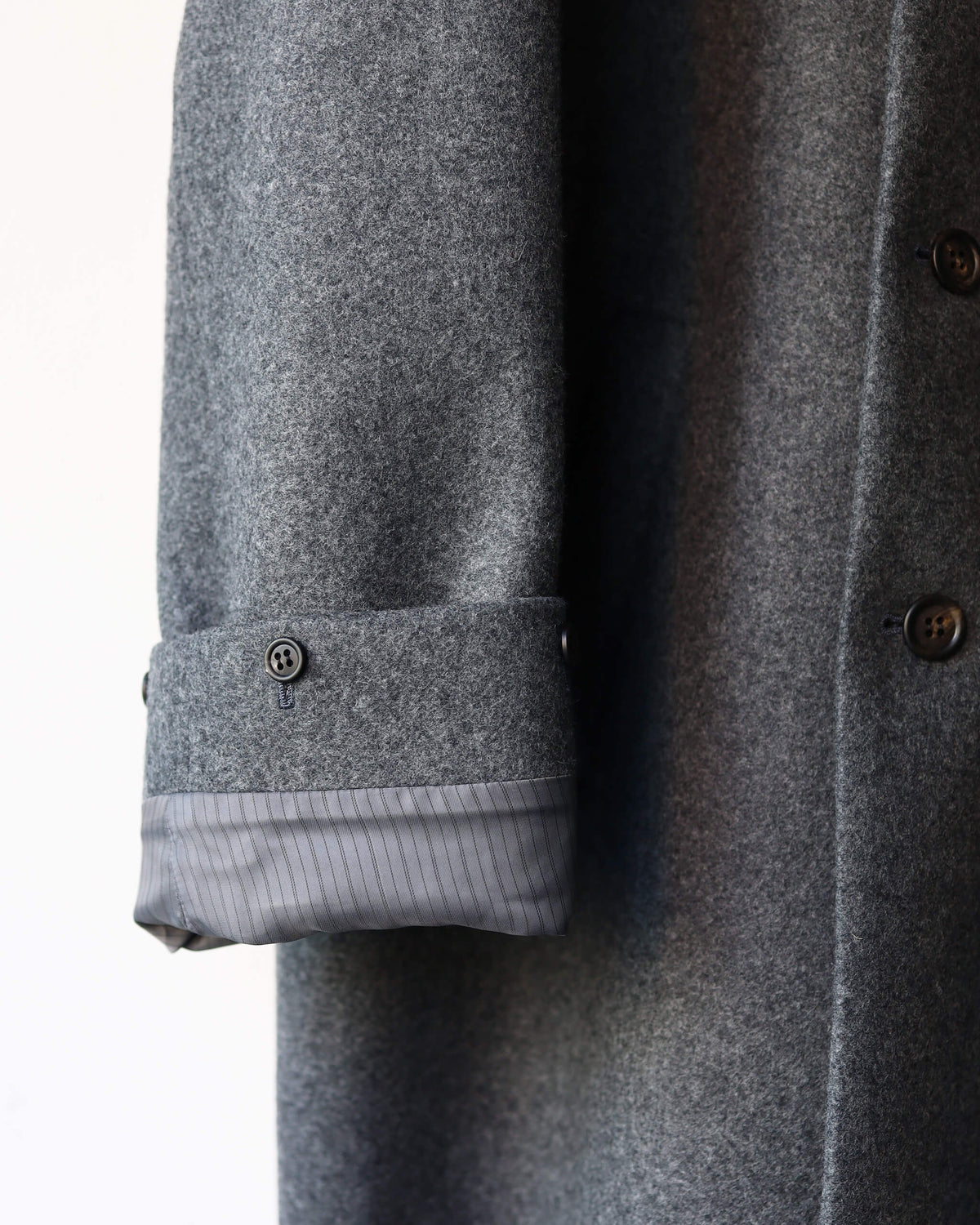 LONG REACH SOUTIEN COLLAR COAT "GRAY"