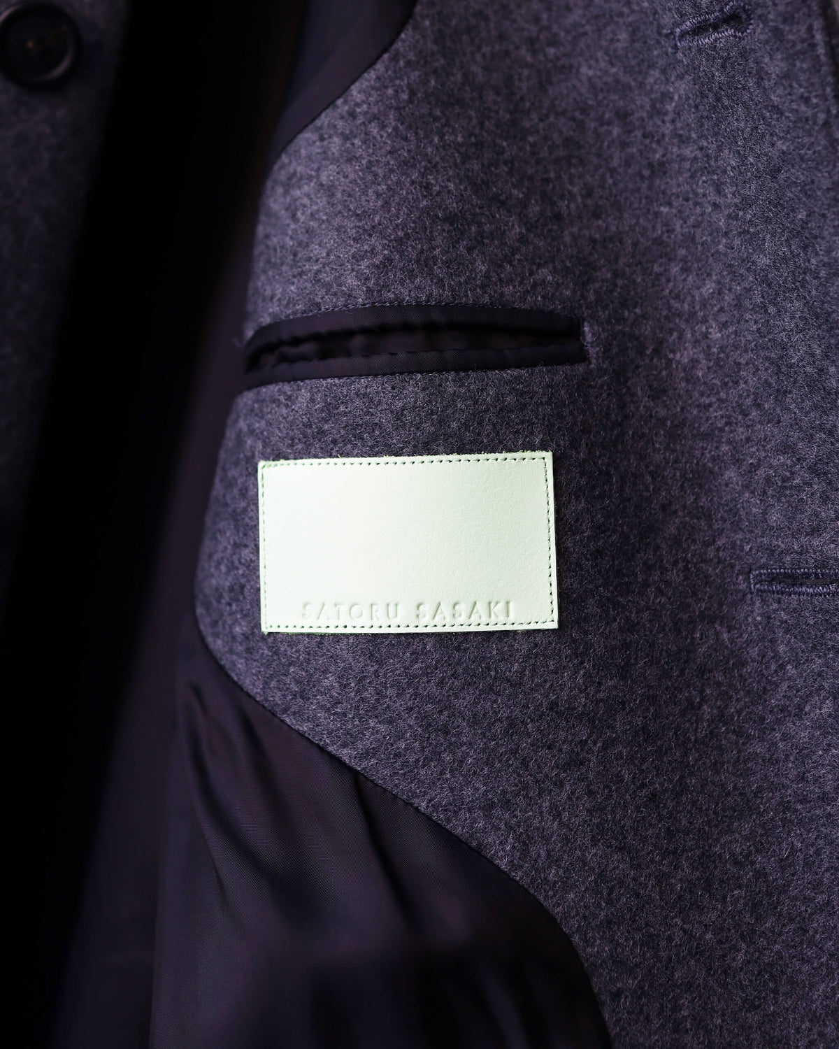 LONG REACH SOUTIEN COLLAR COAT "GRAY"