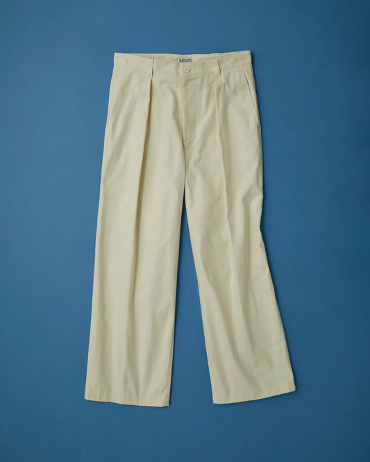 German dack - Overlap pants "Ivory"