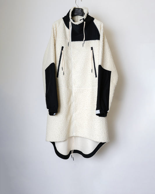 FUNCTIONAL BOA MONSTER PARKA "IVORY"