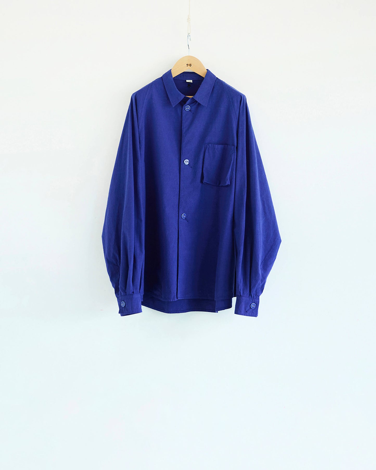 silk nep wide shirt "fuji"