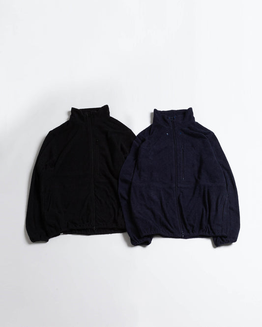 Twilight ♨ towel cloth zip jacket "black"