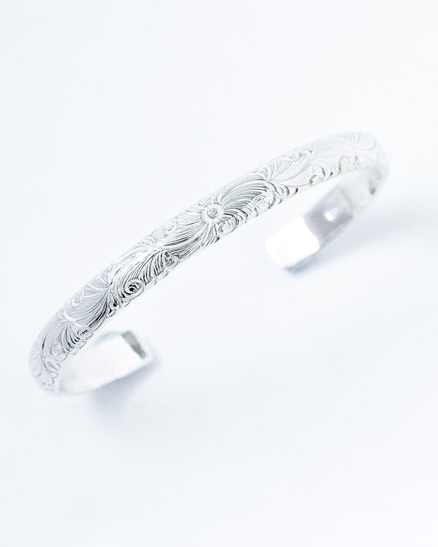 アクセサリー WAKAN SILVER SMITH Arabesque bangle (S) WAKAN SILVER SMITH Arabesque bangle (S) -MORLS-