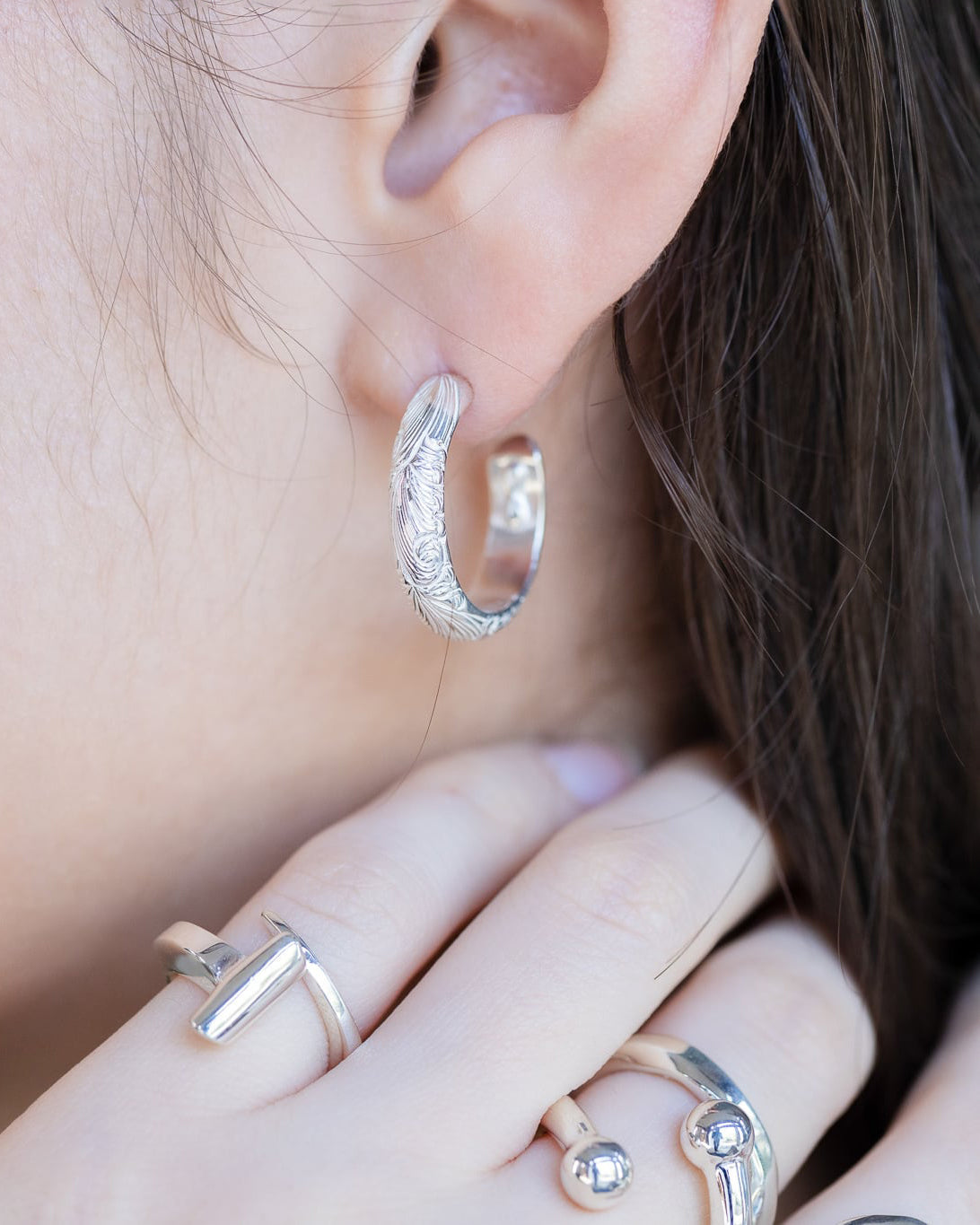 Arabesque earring (L) [PI-012]