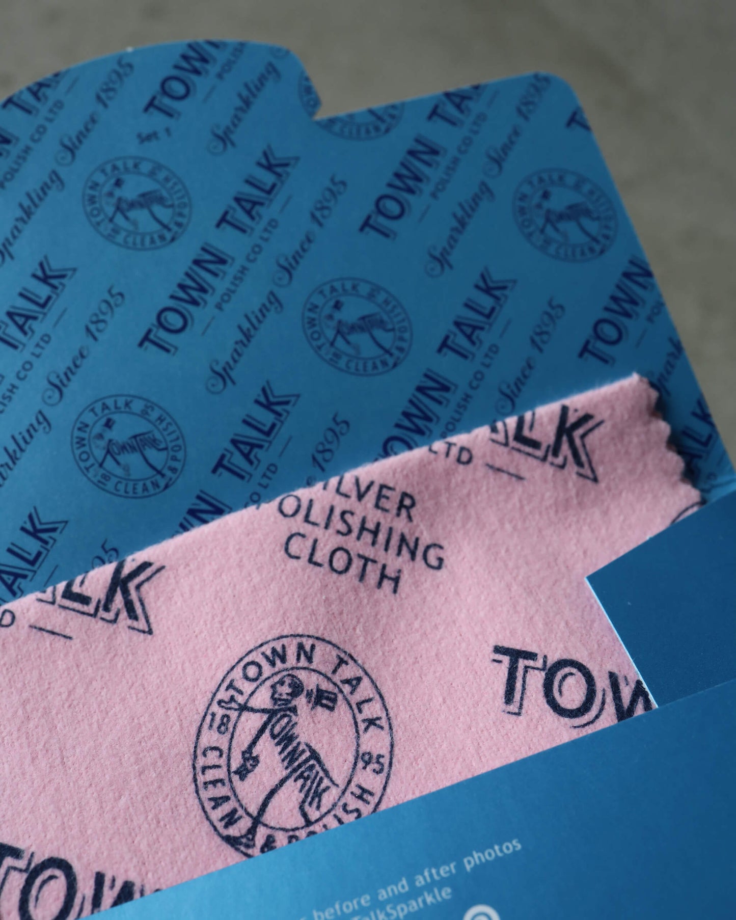 TOWN TALK SILVER POLISHING CLOTH [O-S01]