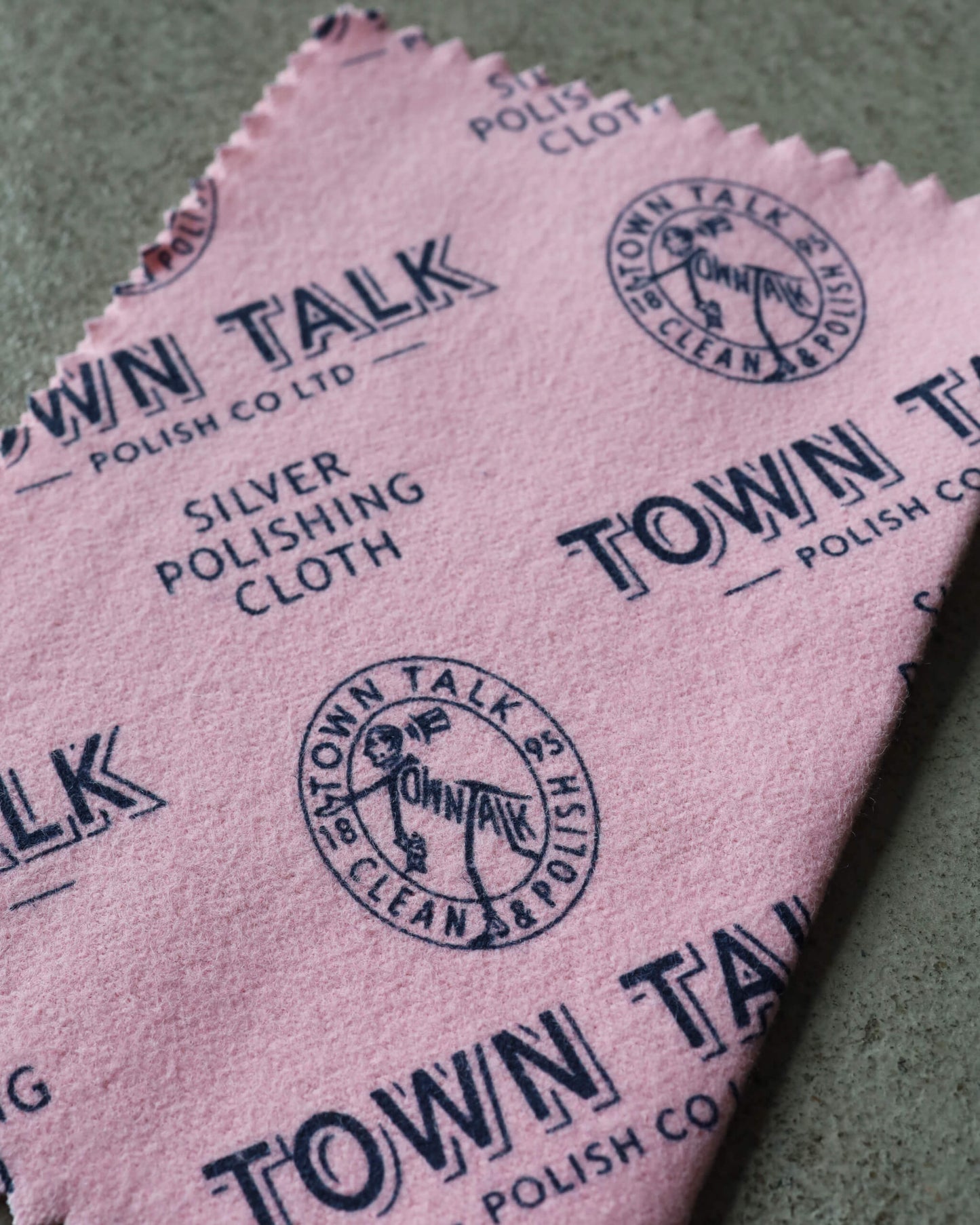 TOWN TALK SILVER POLISHING CLOTH [O-S01]